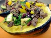 Meat Stuffed Acorn Squash